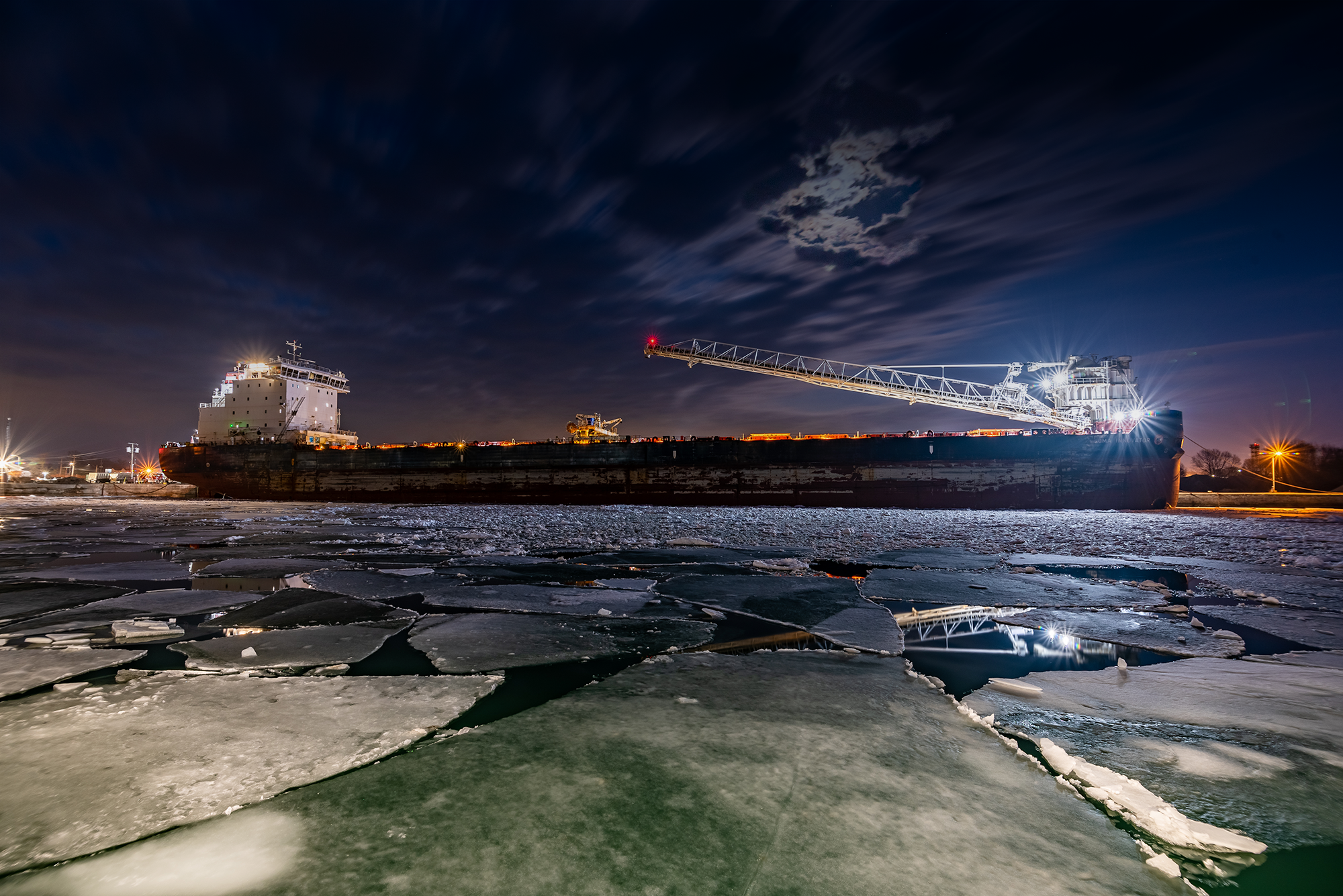 Algoma Innovator Unloading Cargo